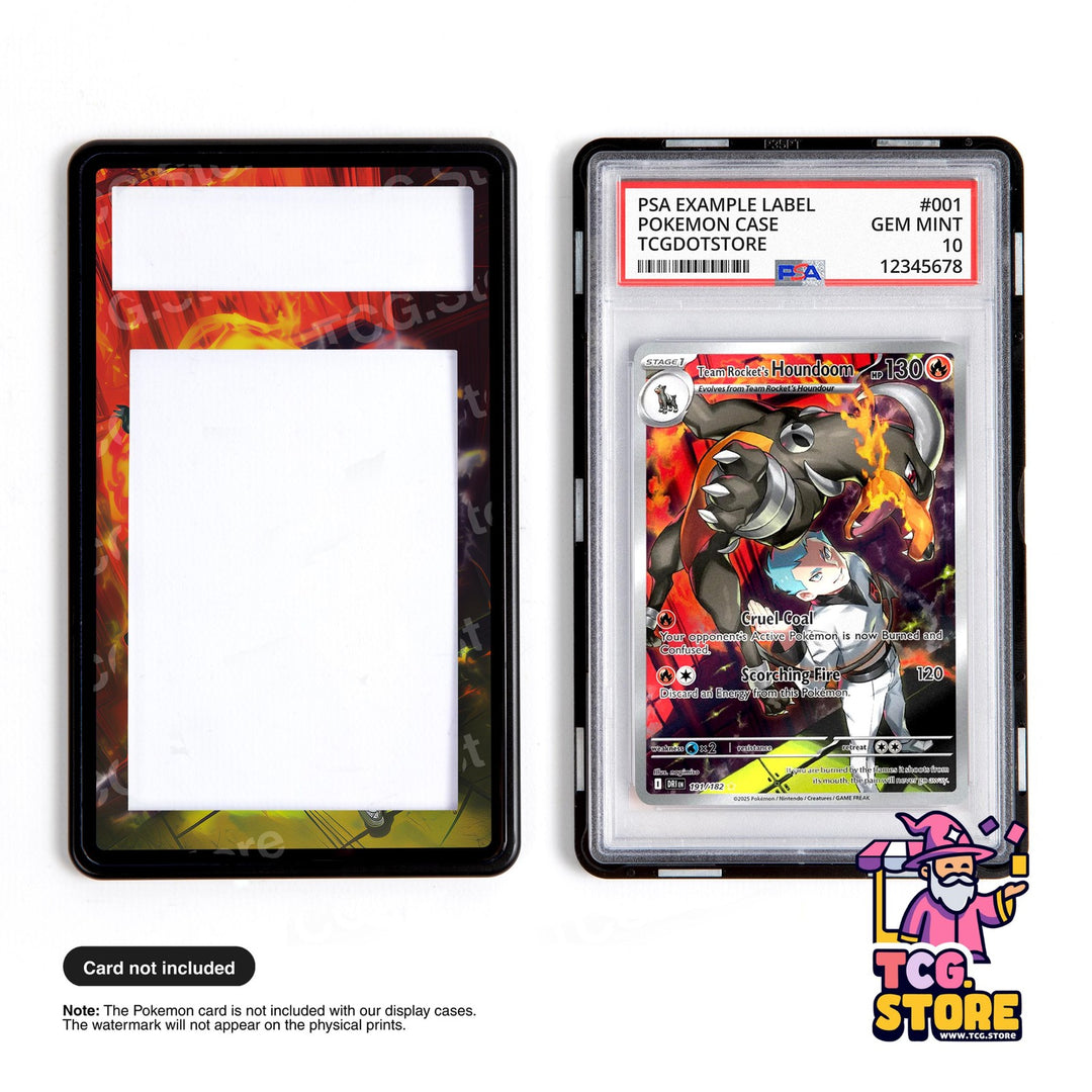 Team Rocket's Houndoom 191/182 | Pokémon PSA / CGC Graded Extended Artwork Case