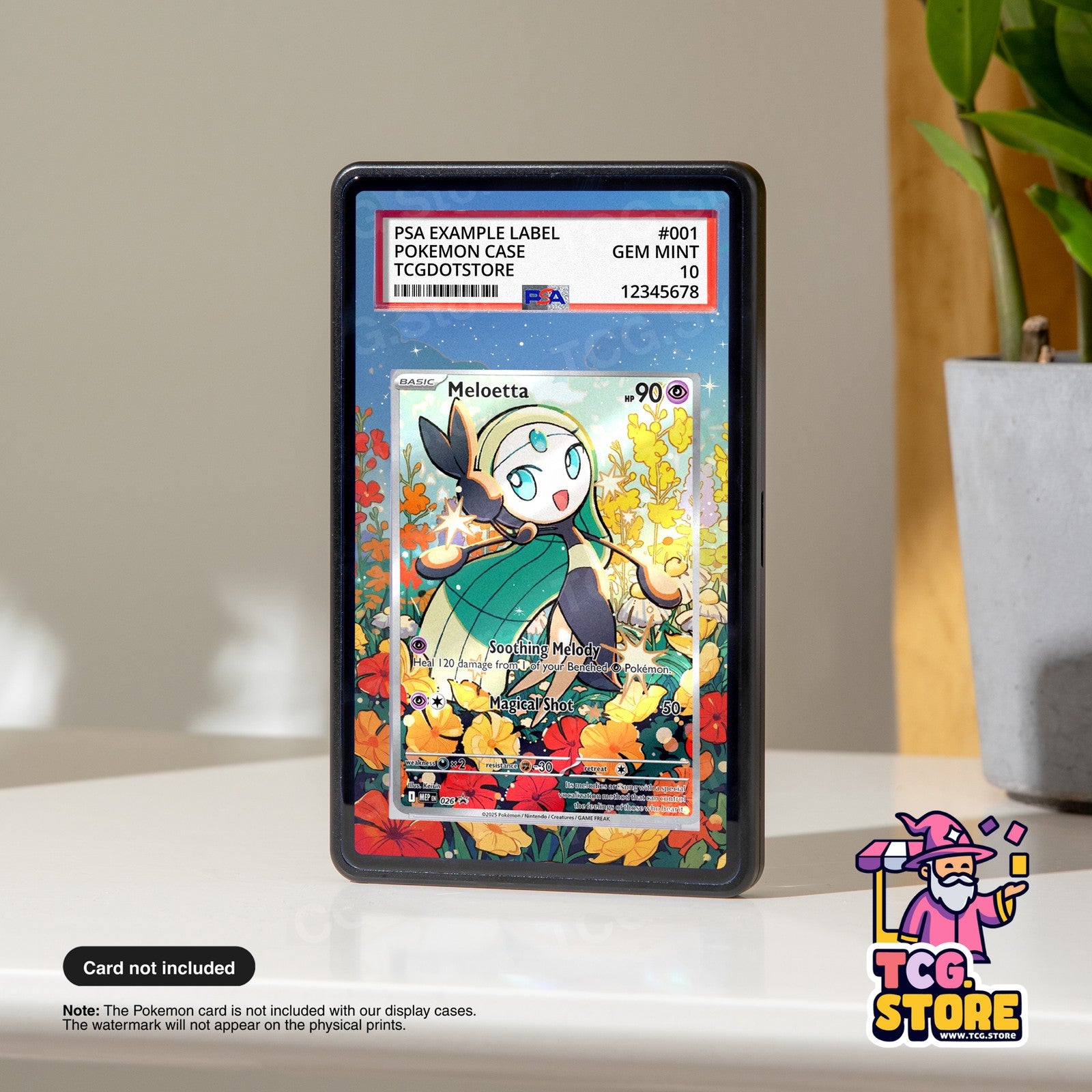 Meloetta 026 - Mega Evolution Promo | Pokémon Graded Case Extended Art Display