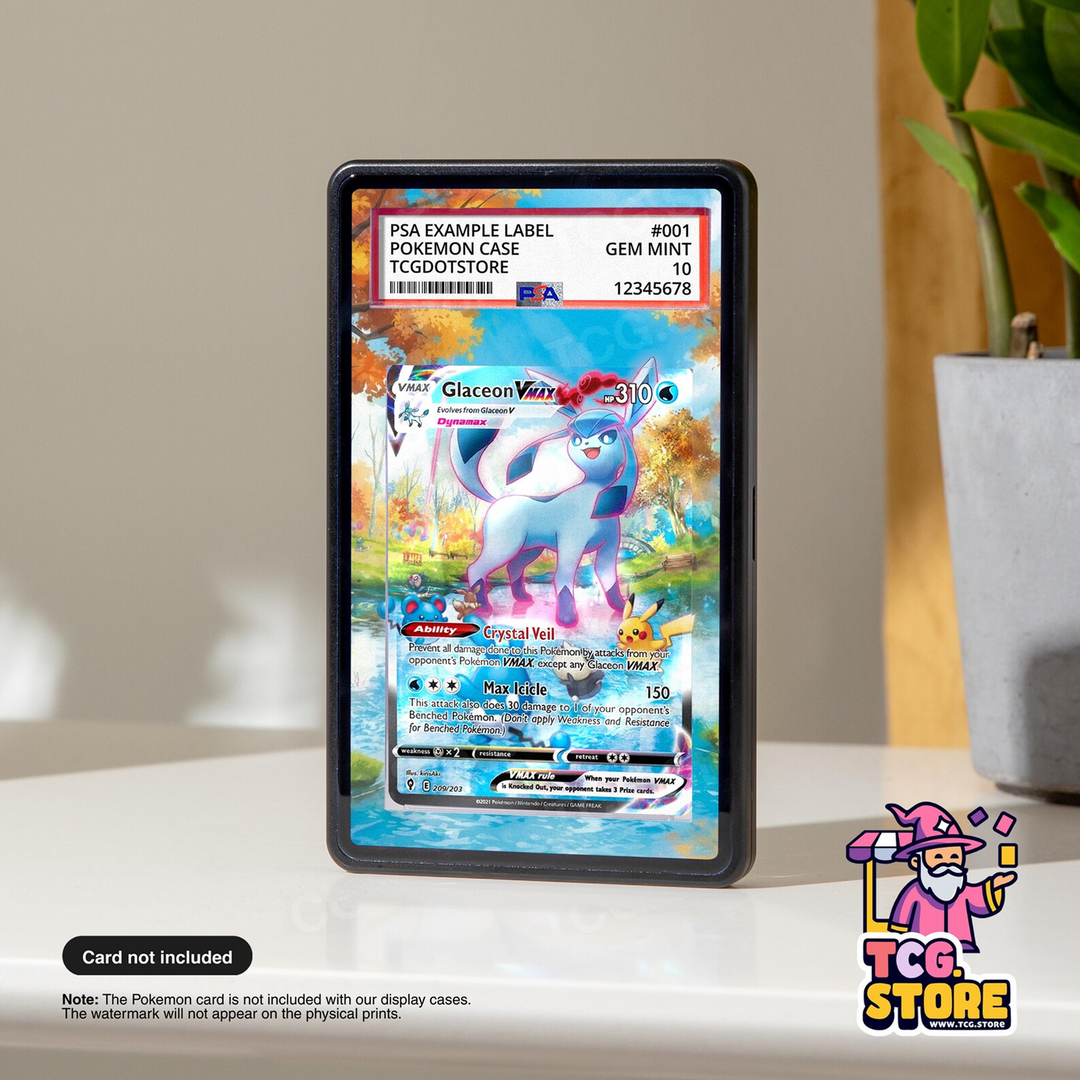 Glaceon VMAX 209/203 | Pokémon PSA/CGC Graded Card Case Extended Artwork Display
