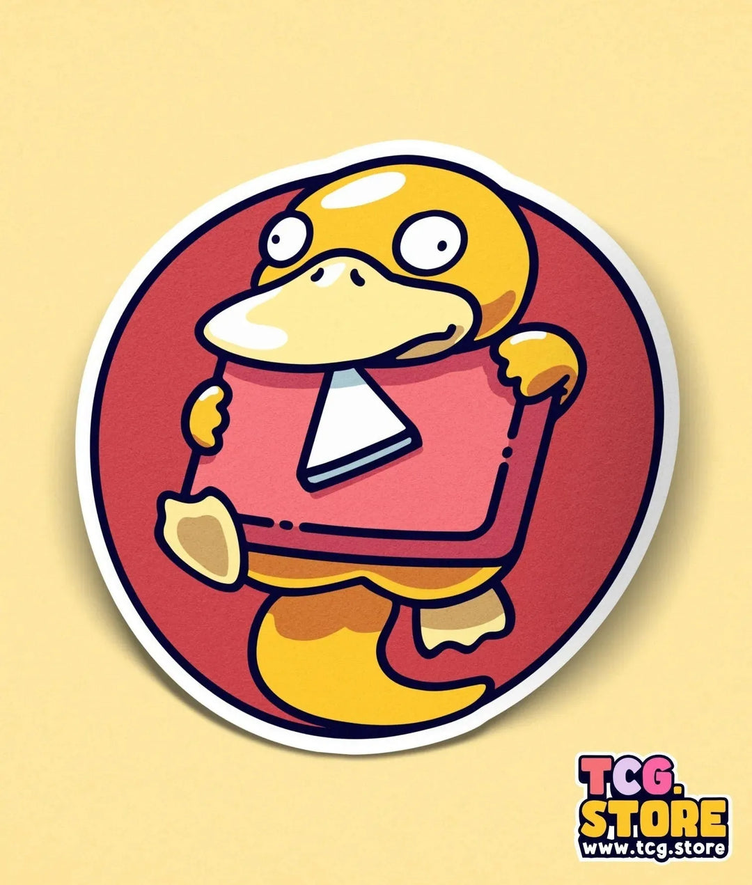 Psyduck Pokemon Sticker: Youtube