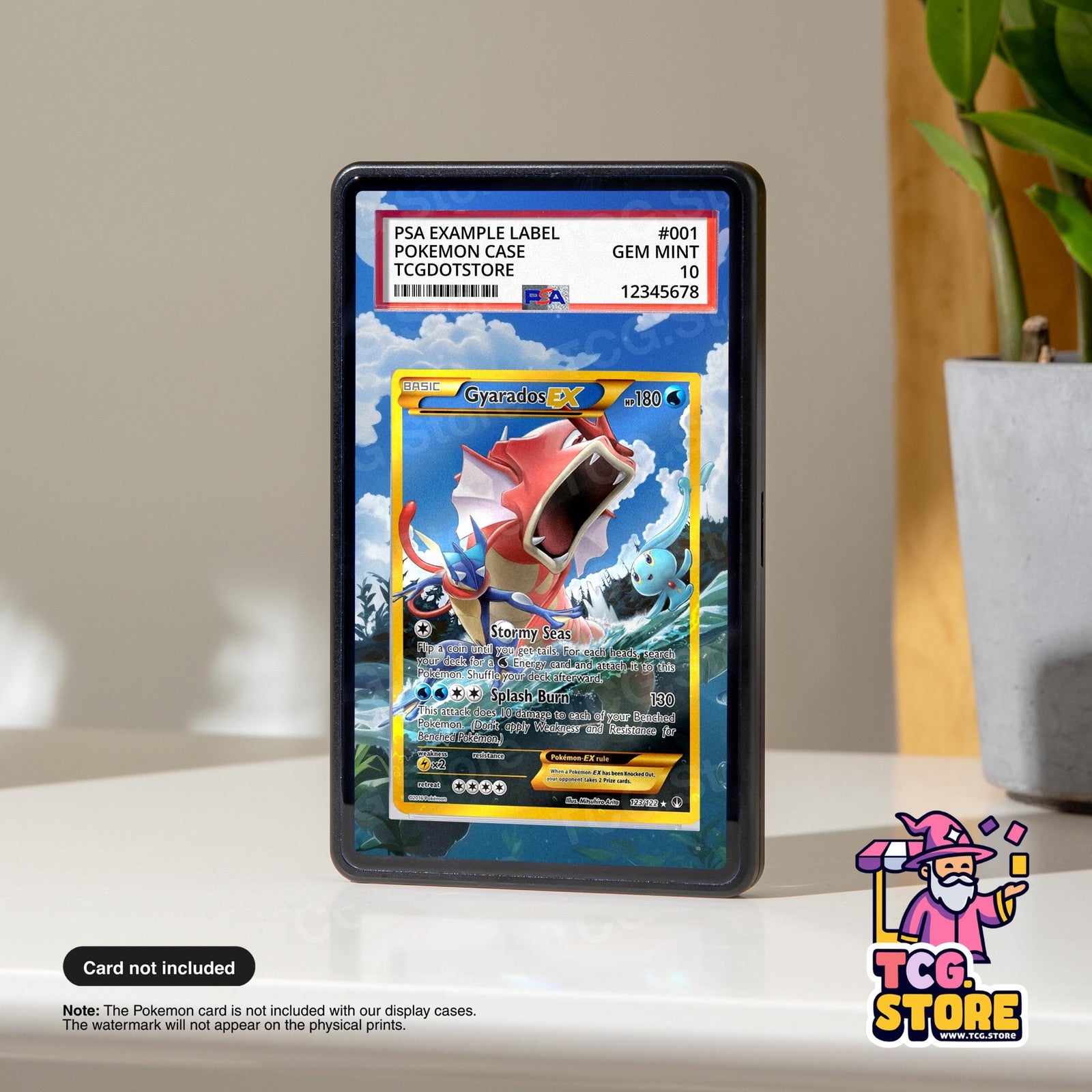 Gyarados EX 123 | Pokémon PSA / CGC Graded Card Case Extended Artwork Display
