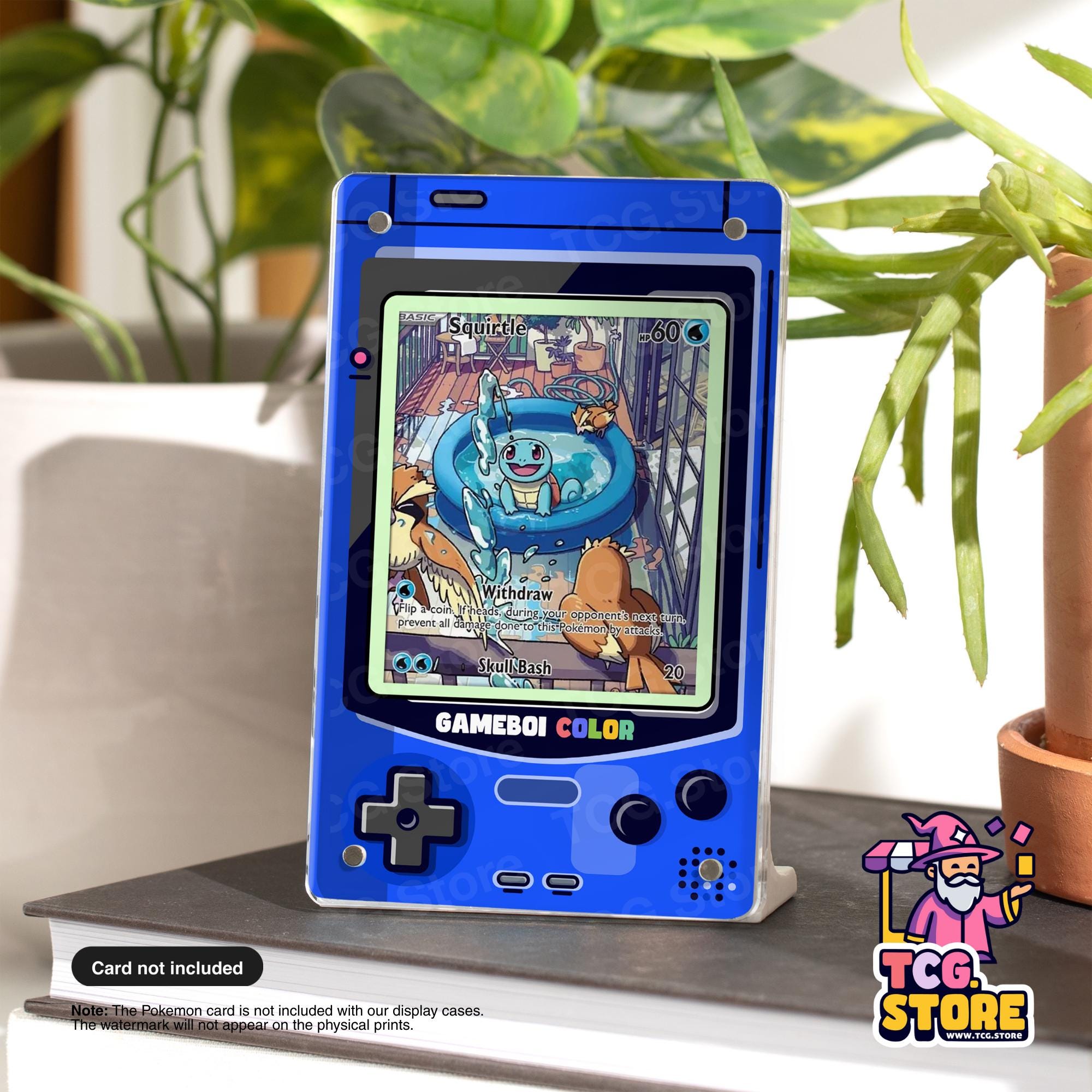 Blue Gameboy Color Pokémon Extended Art Display - TCG.Store - TCGDotStore
