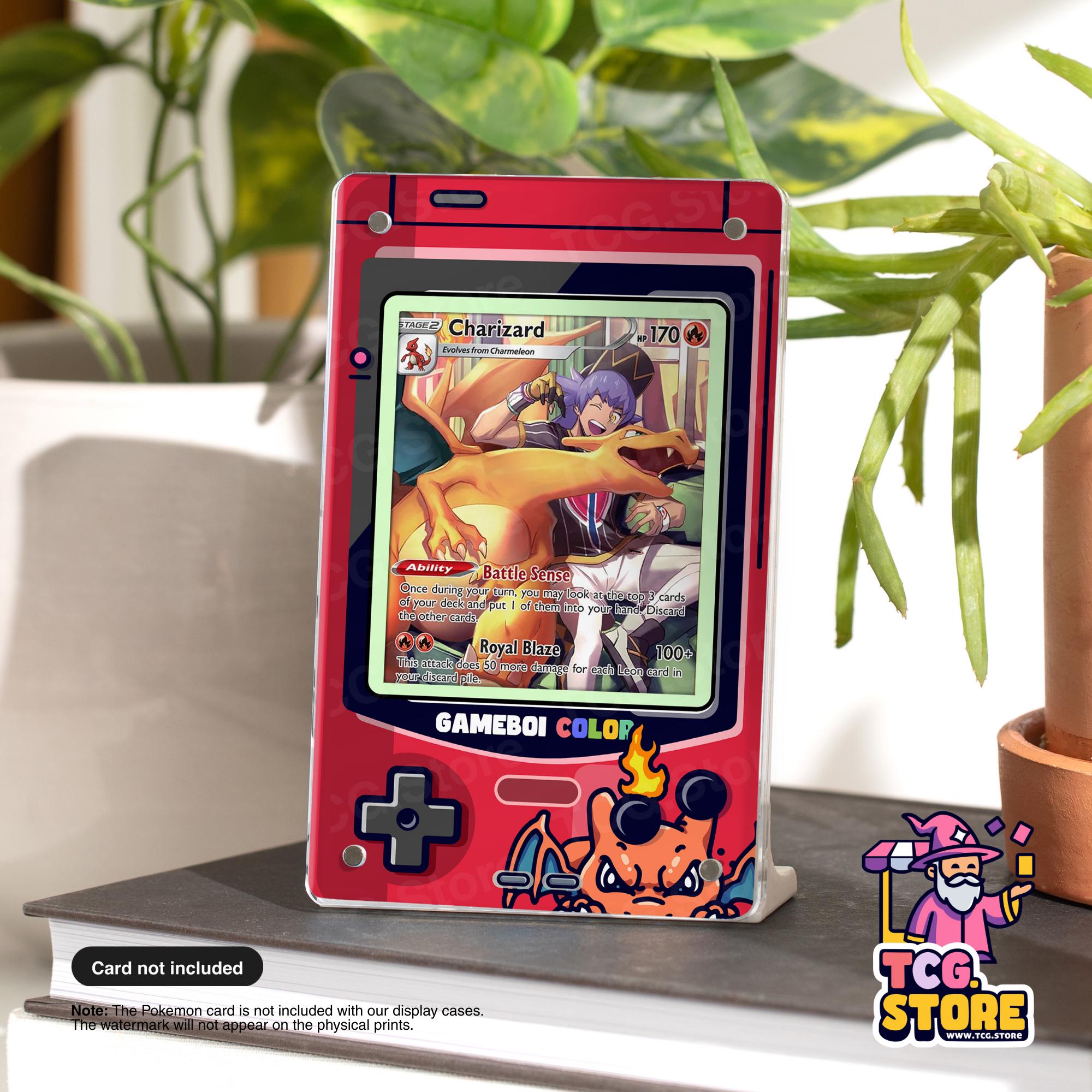 Charizard Red Gameboy Color Pokémon Extended Art Display - TCG.Store - TCGDotStore