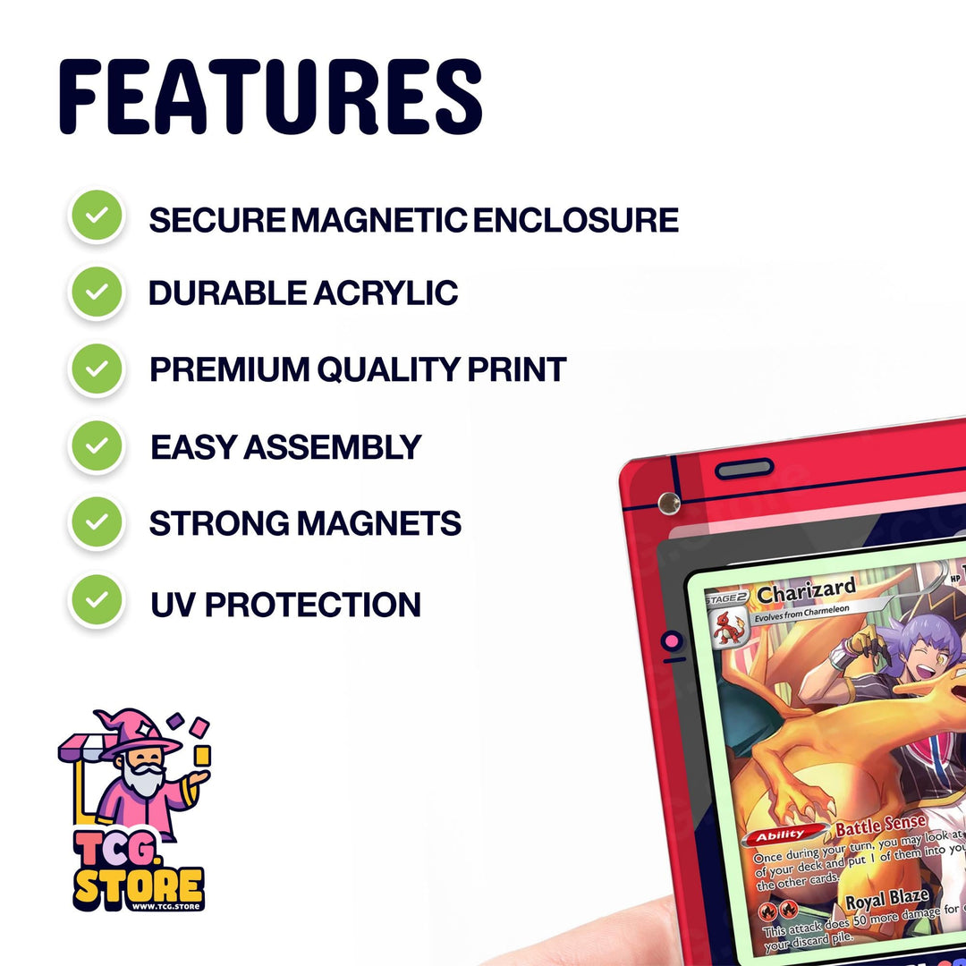 Charizard Red Gameboy Color Pokémon Extended Art Display - TCG.Store - TCGDotStore