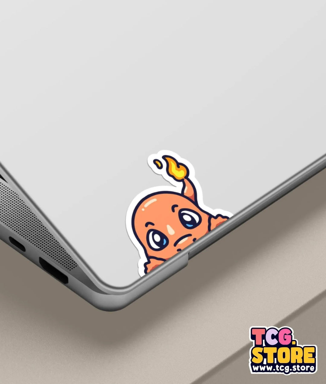 Charmander Peeking Pokemon Sticker - TCG.Store - TCGDotStore
