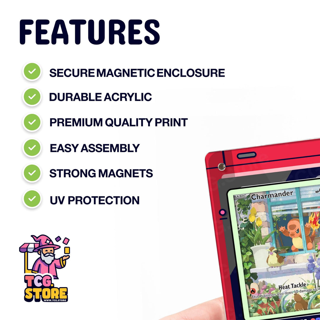 Charmander Red Gameboy Color Pokémon Extended Art Display - TCG.Store - TCGDotStore