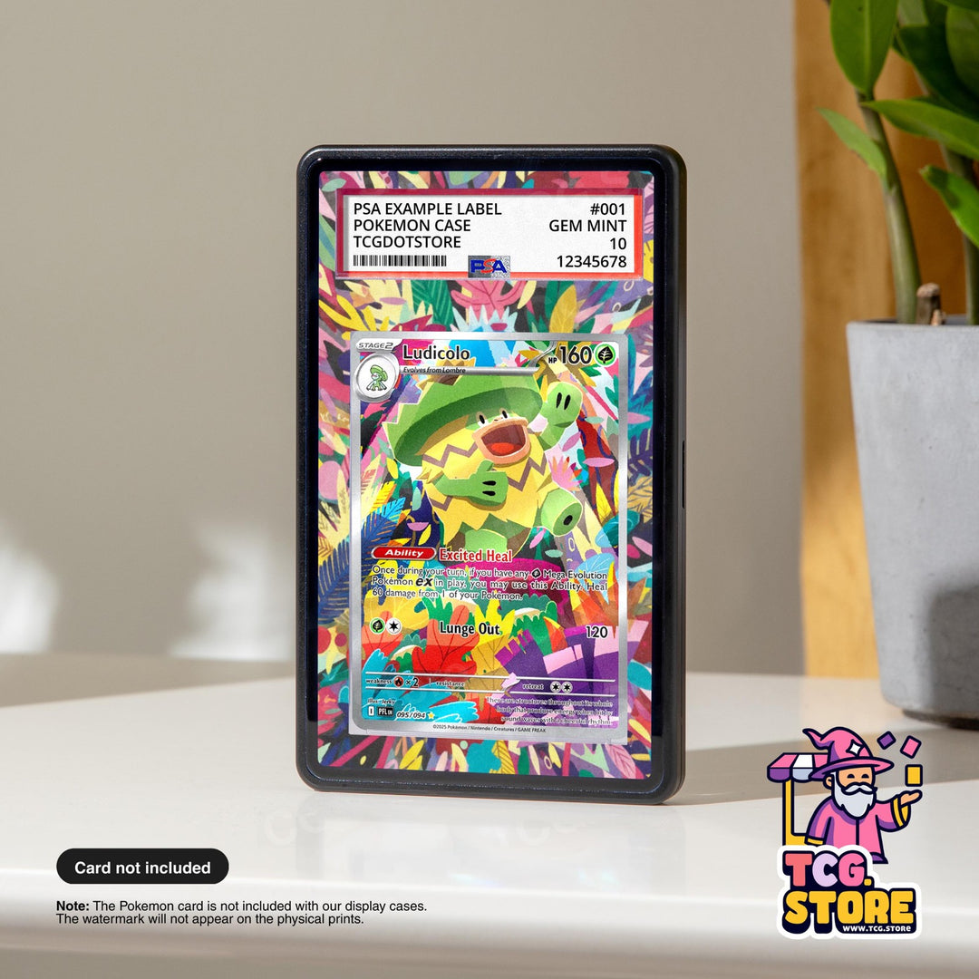 Ludicolo 095/094 | Pokémon PSA / CGC Graded Card Case Extended Artwork Display