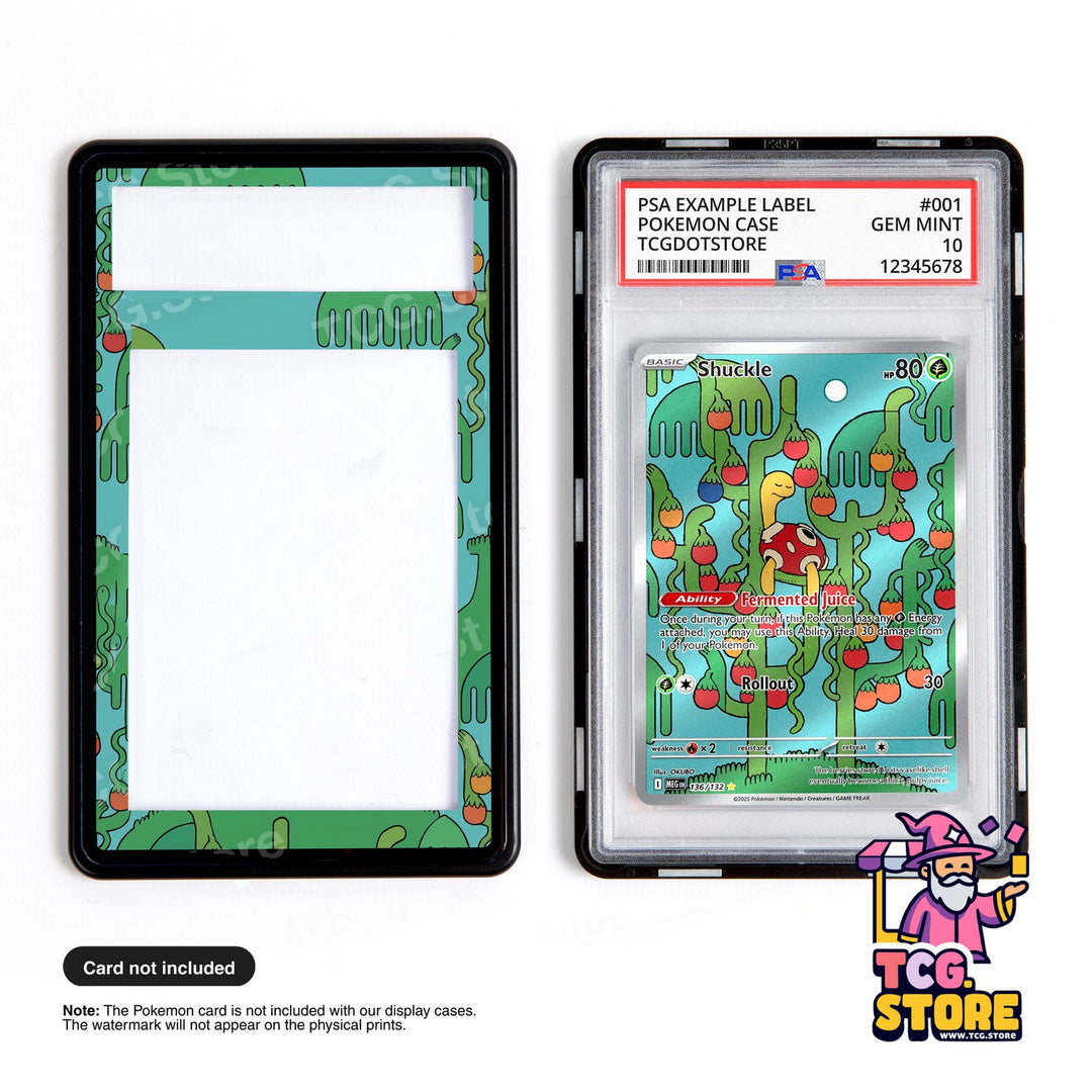 Shuckle 136/132 - Mega Evolution | Pokémon Graded Case Extended Art Display