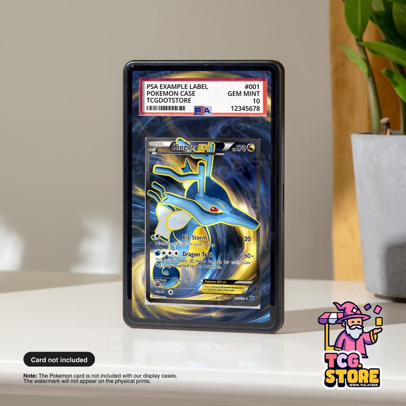 Kingdra-EX 122/124 - Fates Collide | Pokémon Graded Case Extended Art Display