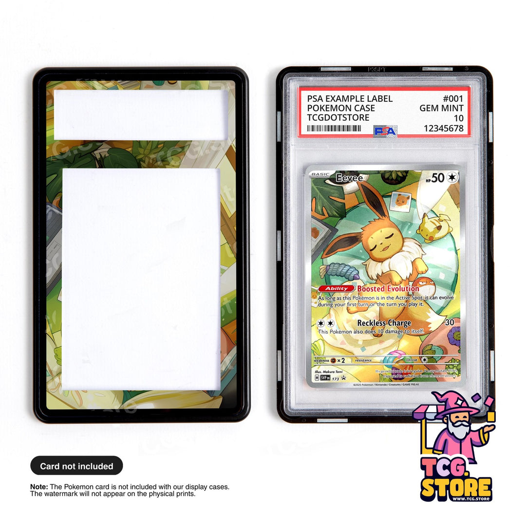 Eevee 173 Promo | Pokémon PSA / CGC Graded Card Case Extended Artwork Display