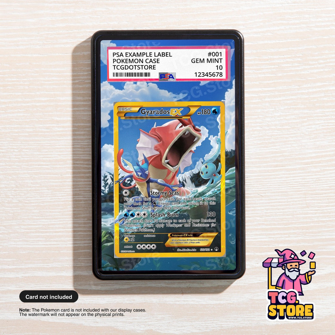 Gyarados EX 123 | Pokémon PSA / CGC Graded Card Case Extended Artwork Display