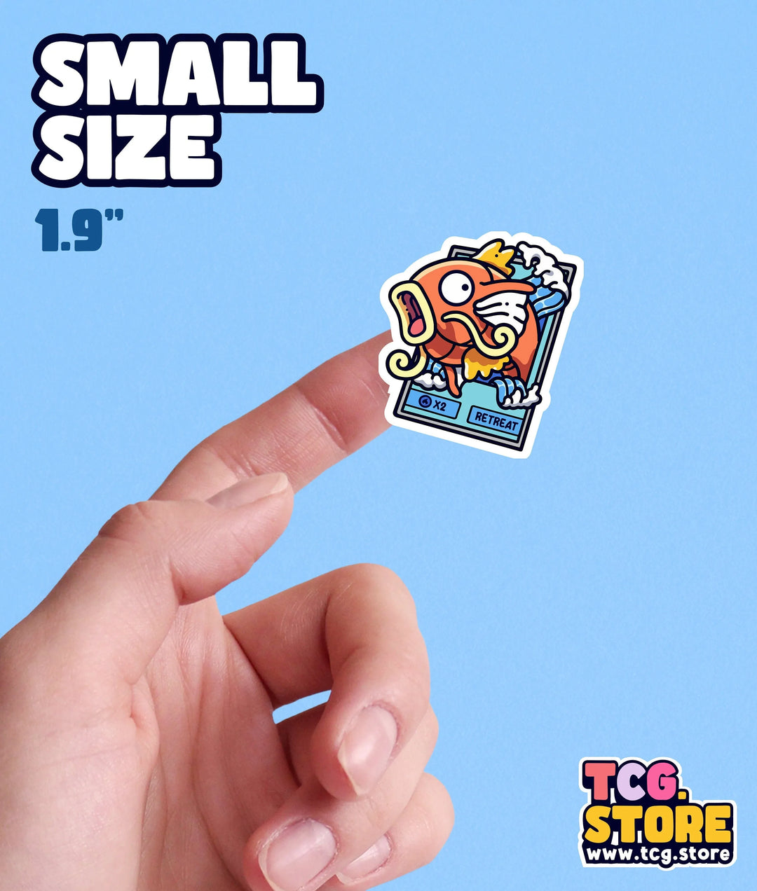 Magikarp Pokemon Card Sticker