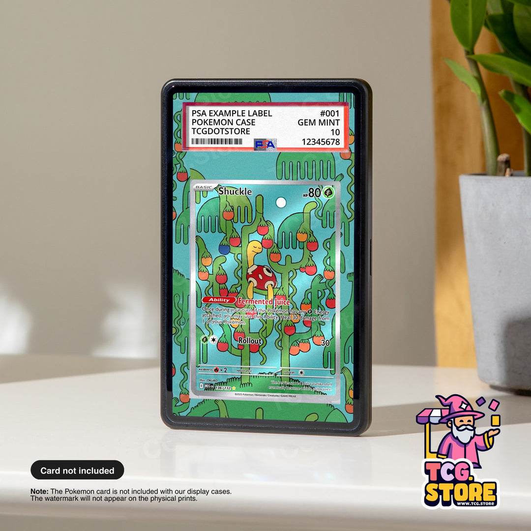 Shuckle 136/132 - Mega Evolution | Pokémon Graded Case Extended Art Display