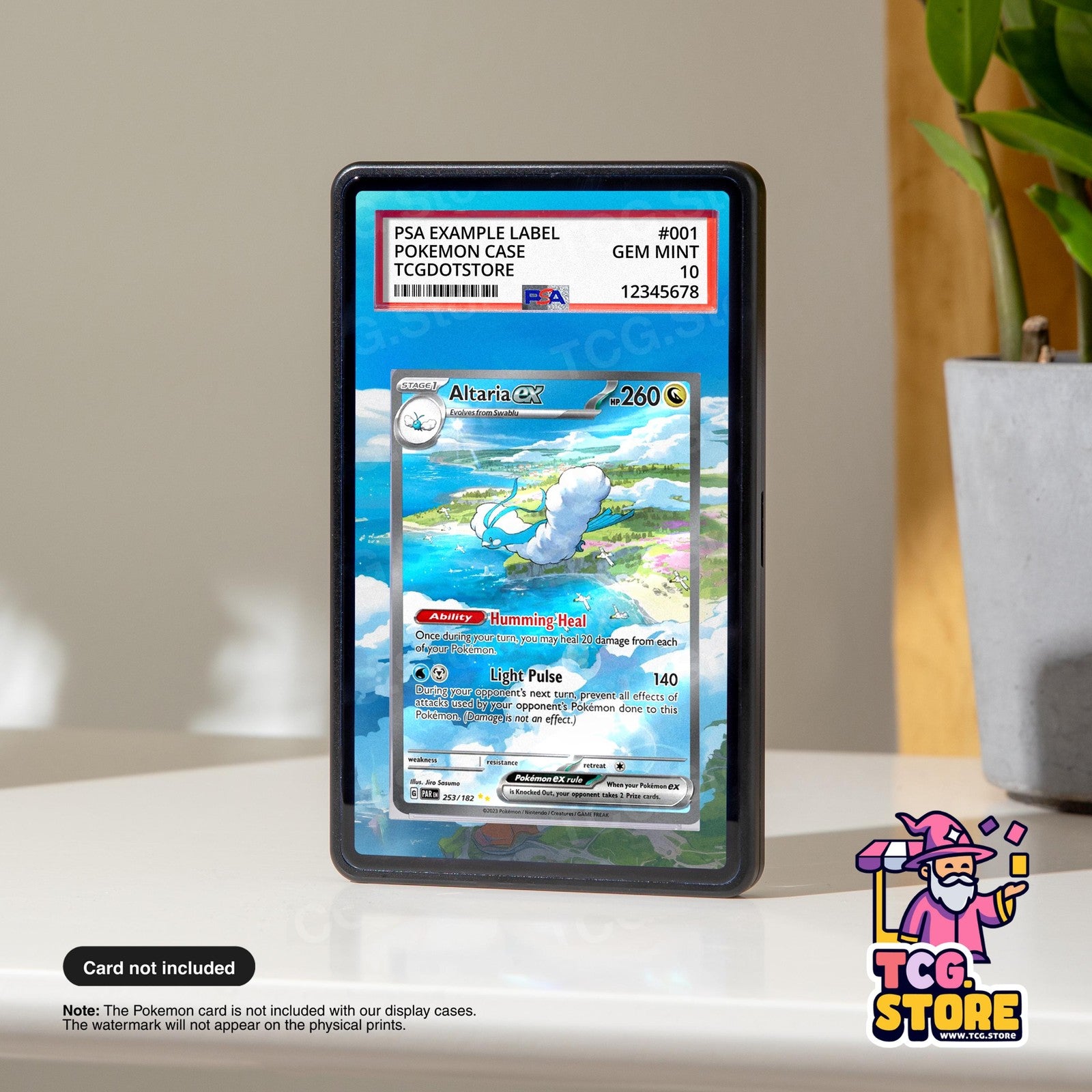 Altaria Ex 253/182 | Pokémon PSA / CGC Graded Card Case Extended Artwork Display