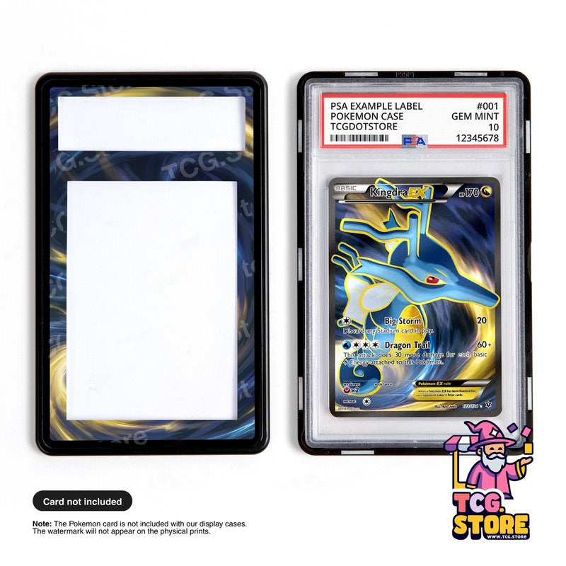 Kingdra-EX 122/124 - Fates Collide | Pokémon Graded Case Extended Art Display
