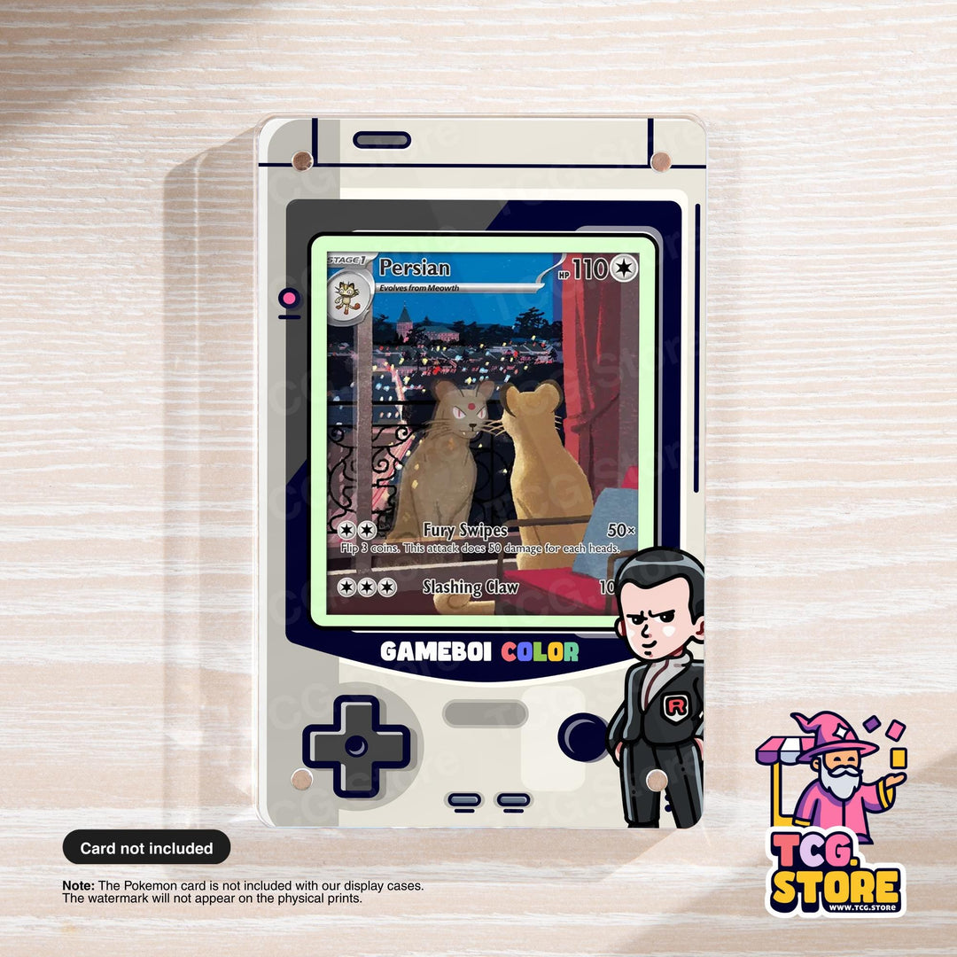 Giovanni Gray Gameboy Color Pokémon Extended Art Display - TCG.Store - TCGDotStore