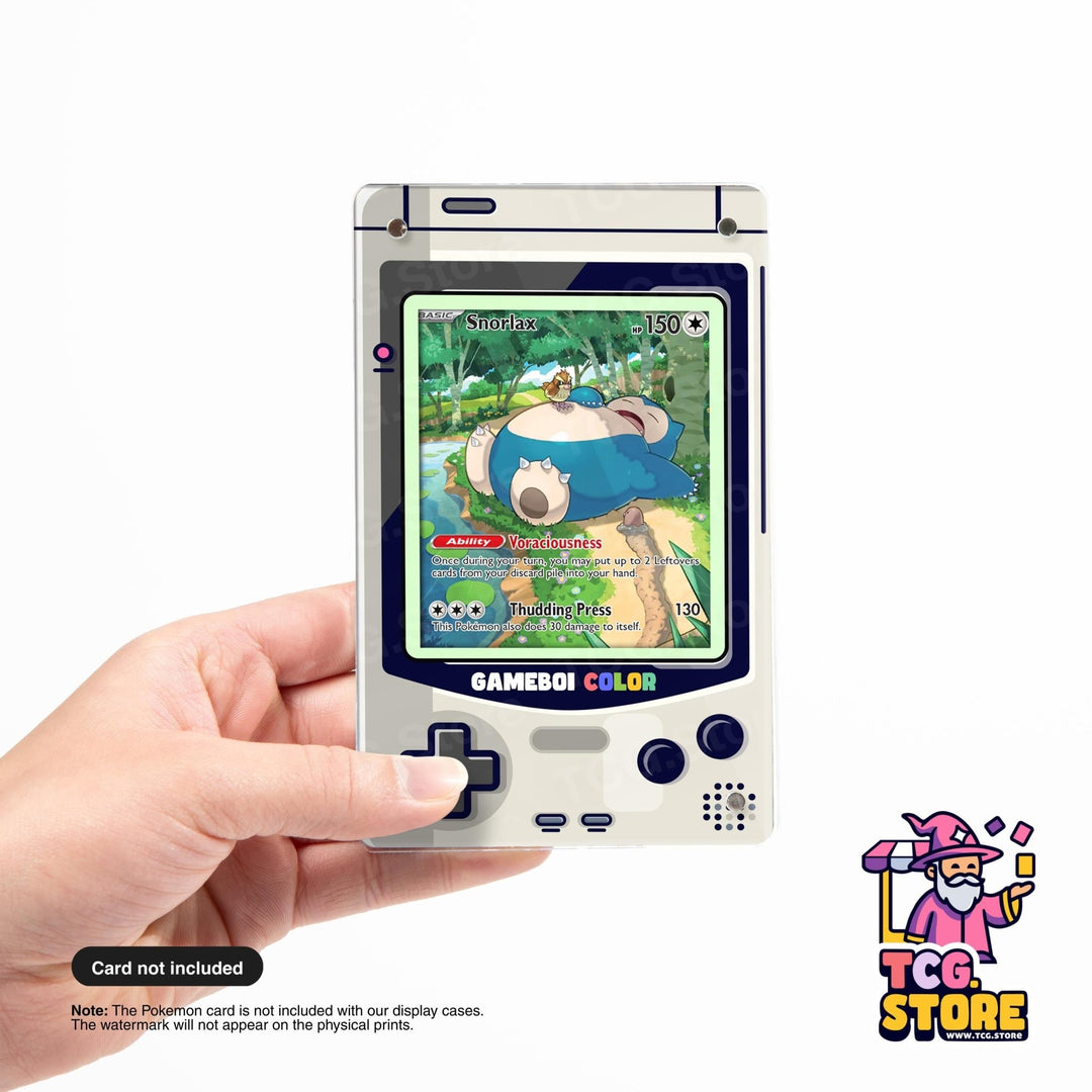 Gray Gameboy Color Pokémon Extended Art Display - TCG.Store - TCGDotStore