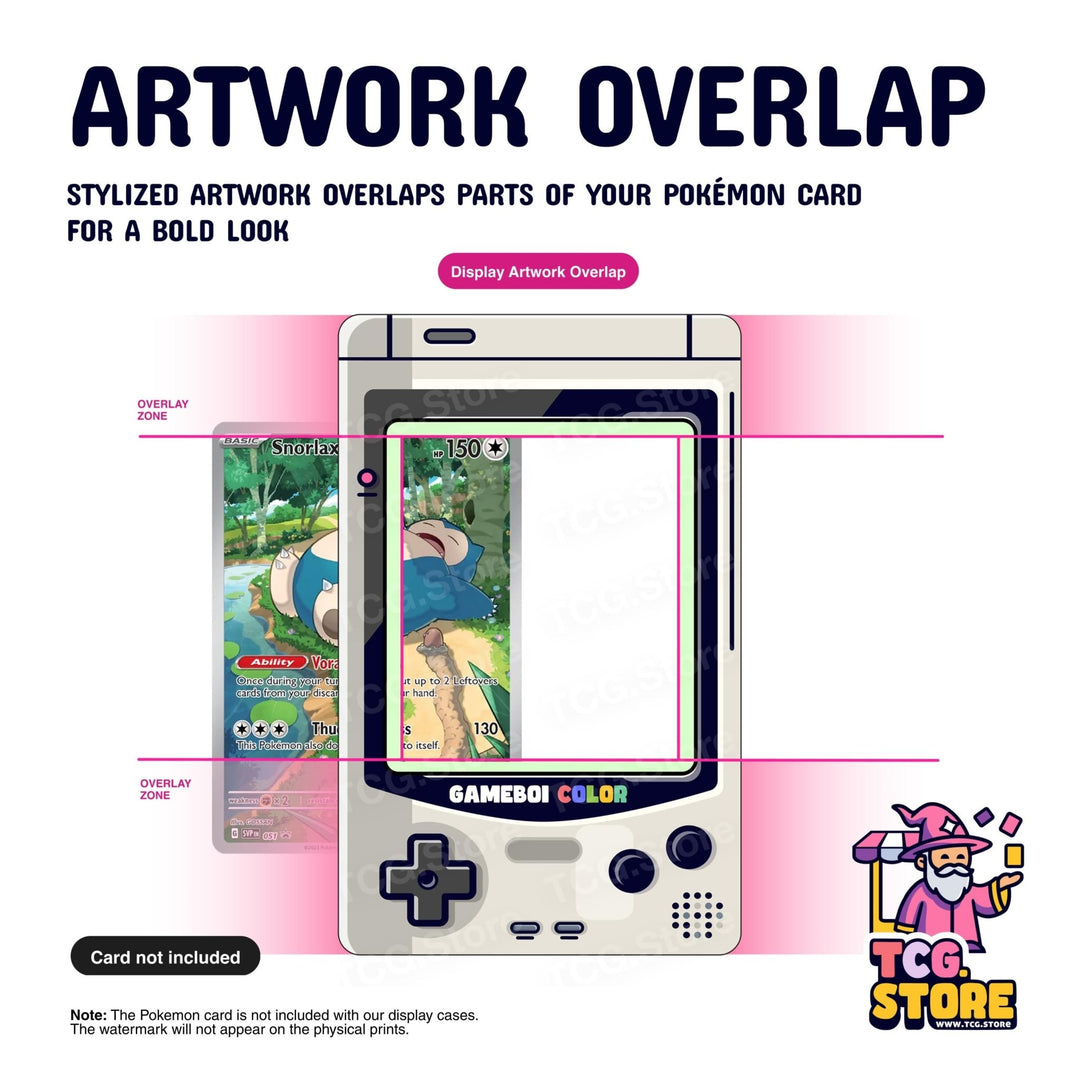 Gray Gameboy Color Pokémon Extended Art Display - TCG.Store - TCGDotStore