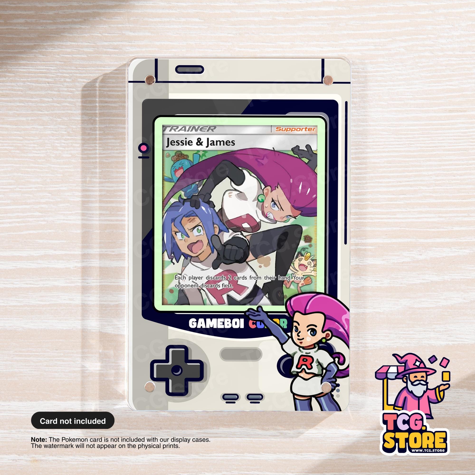 Jessie Gray Gameboy Color Pokémon Extended Art Display - TCG.Store - TCGDotStore