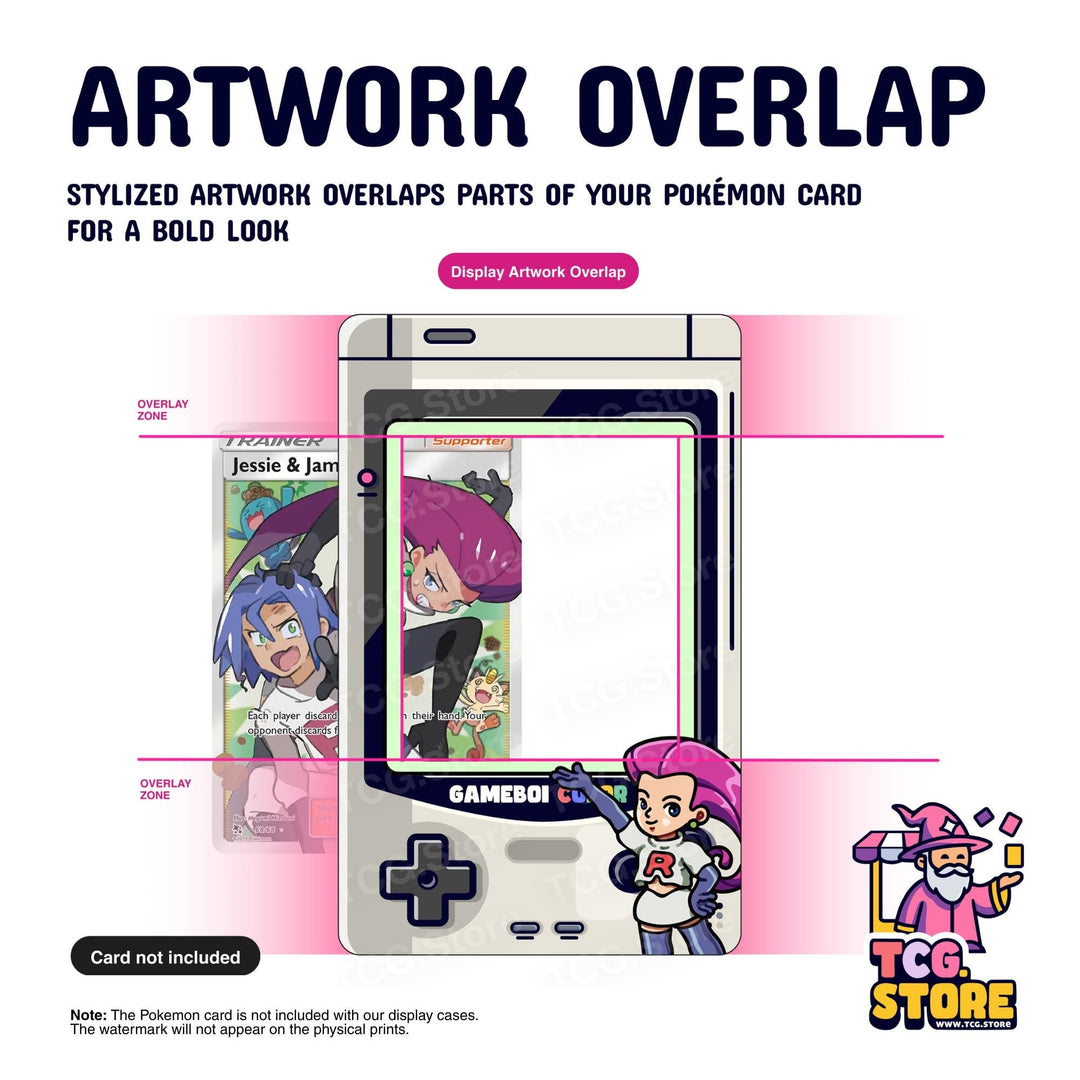 Jessie Gray Gameboy Color Pokémon Extended Art Display - TCG.Store - TCGDotStore