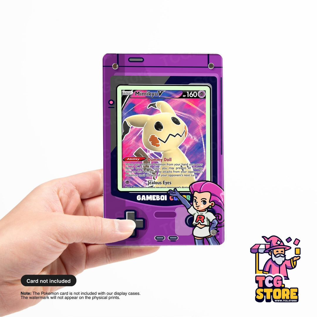 Jessie Purple Gameboy Color Pokémon Extended Art Display - TCG.Store - TCGDotStore