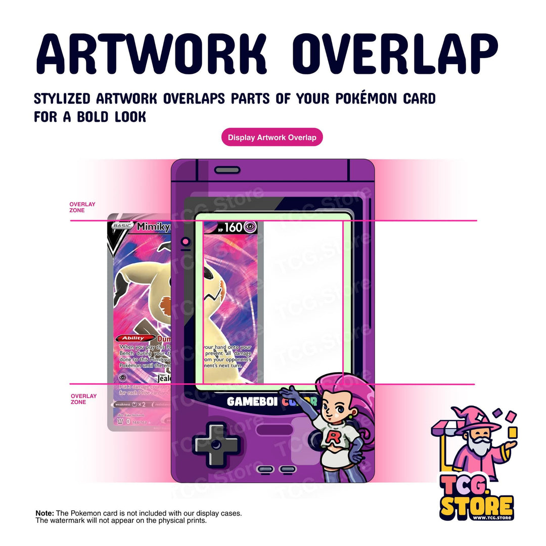 Jessie Purple Gameboy Color Pokémon Extended Art Display - TCG.Store - TCGDotStore