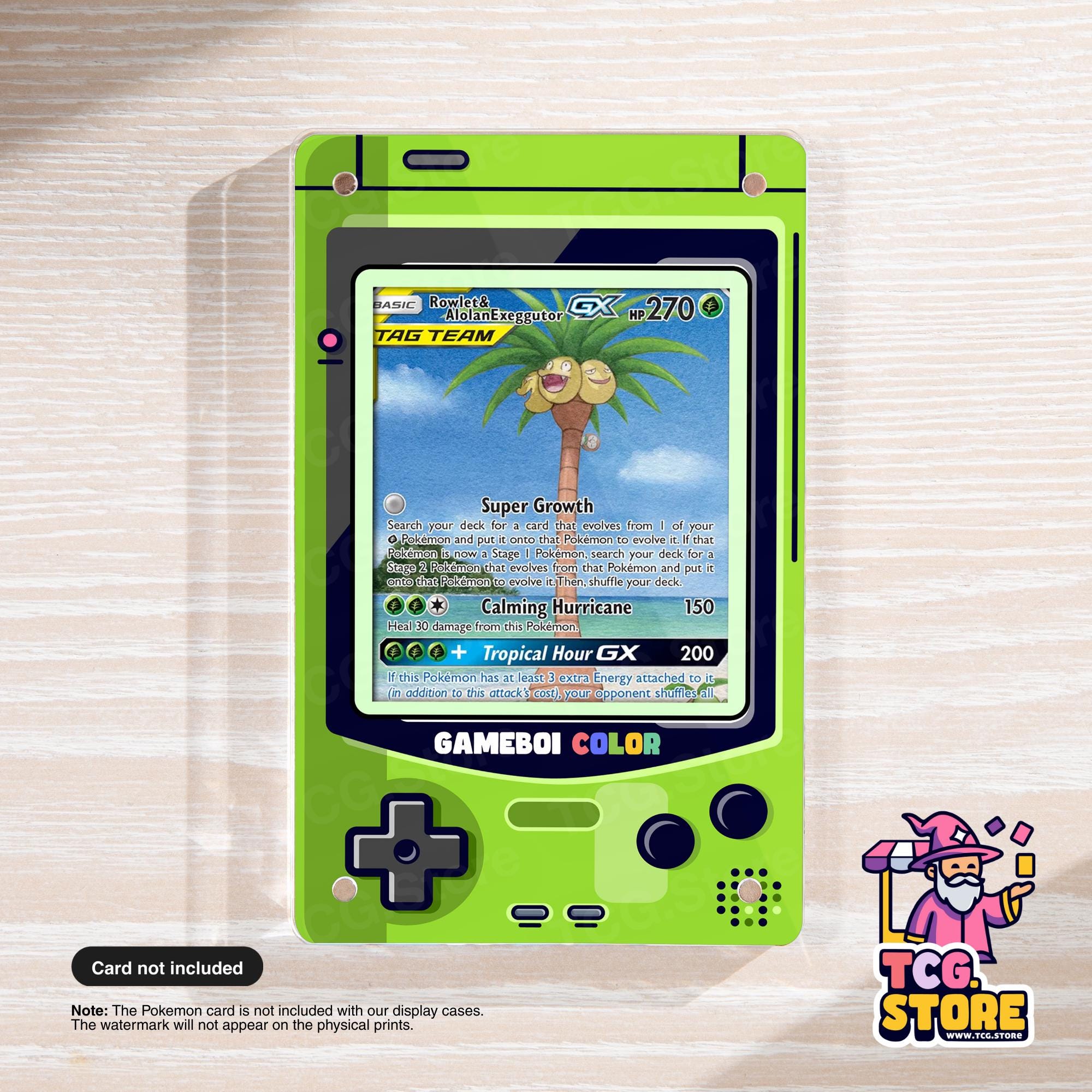 Kiwi Green Gameboy Color Pokémon Extended Art Display - TCG.Store - TCGDotStore