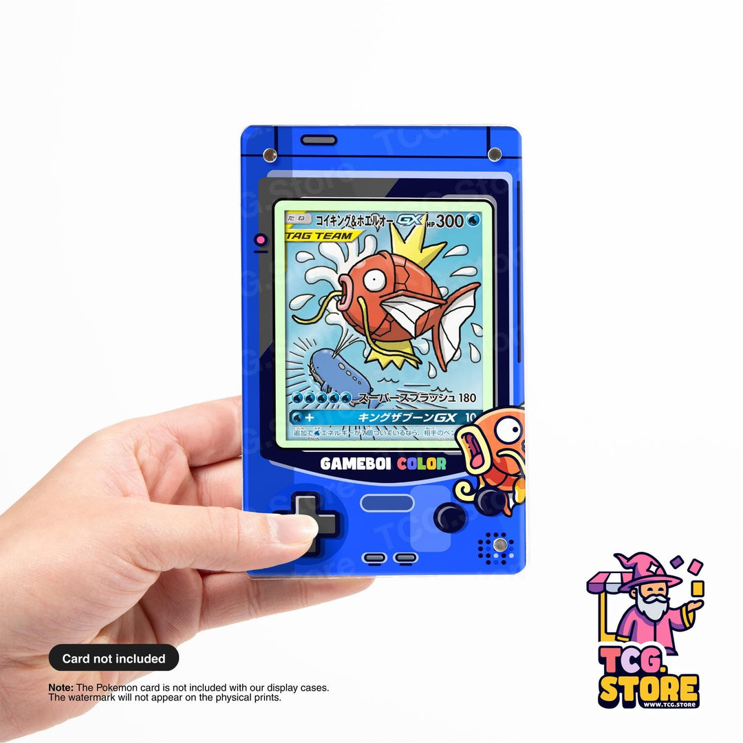 Magikarp Blue Gameboy Color Pokémon Extended Art Display - TCG.Store - TCGDotStore