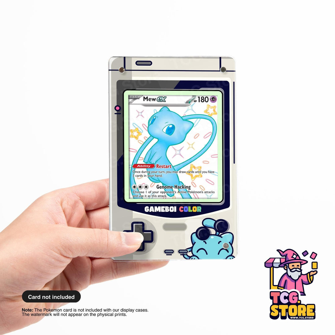 Mew Shining Gray Gameboy Color Pokémon Extended Art Display - TCG.Store - TCGDotStore