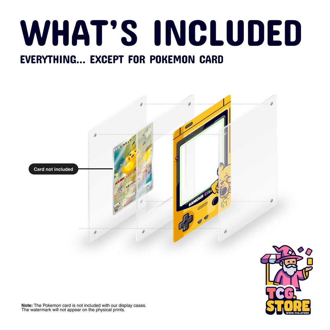 Pikachu Pokémon Display Case – Purple Gameboy Color Edition - TCG.Store - TCGDotStore