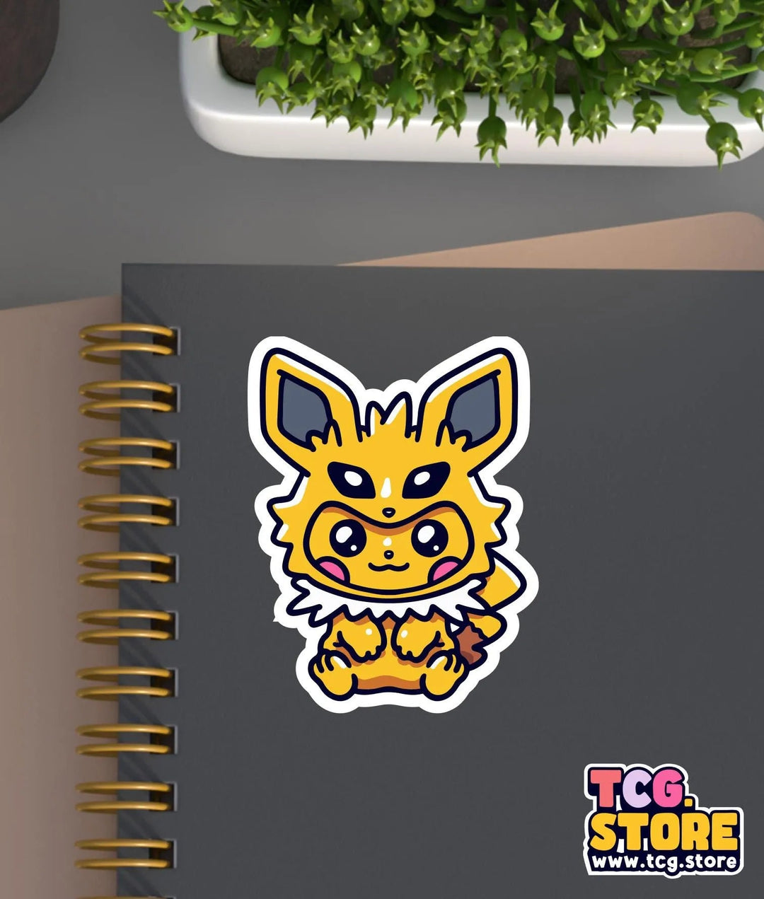 Pikachu Poncho Pokemon: Jolteon Sticker - TCG.Store - TCGDotStore