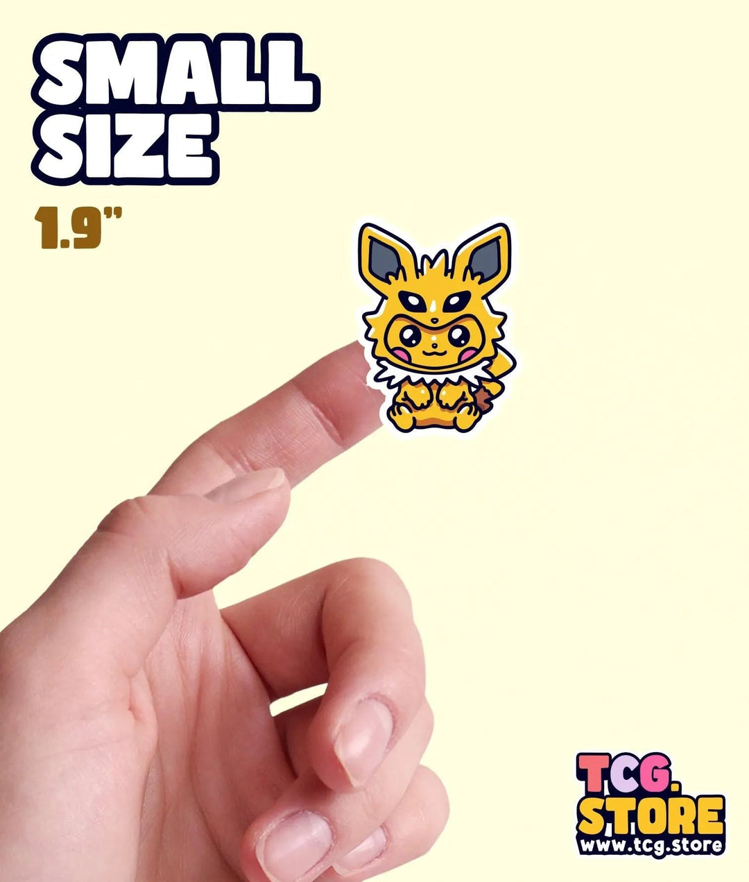 Pikachu Poncho Pokemon: Jolteon Sticker - TCG.Store - TCGDotStore