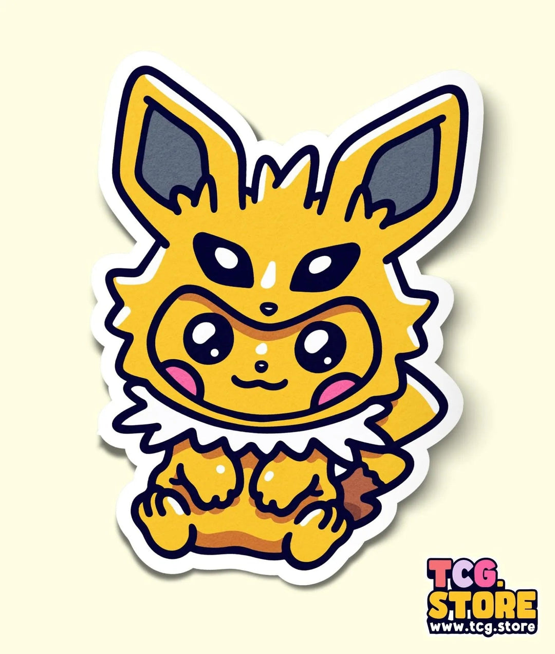 Pikachu Poncho Pokemon: Jolteon Sticker - TCG.Store - TCGDotStore