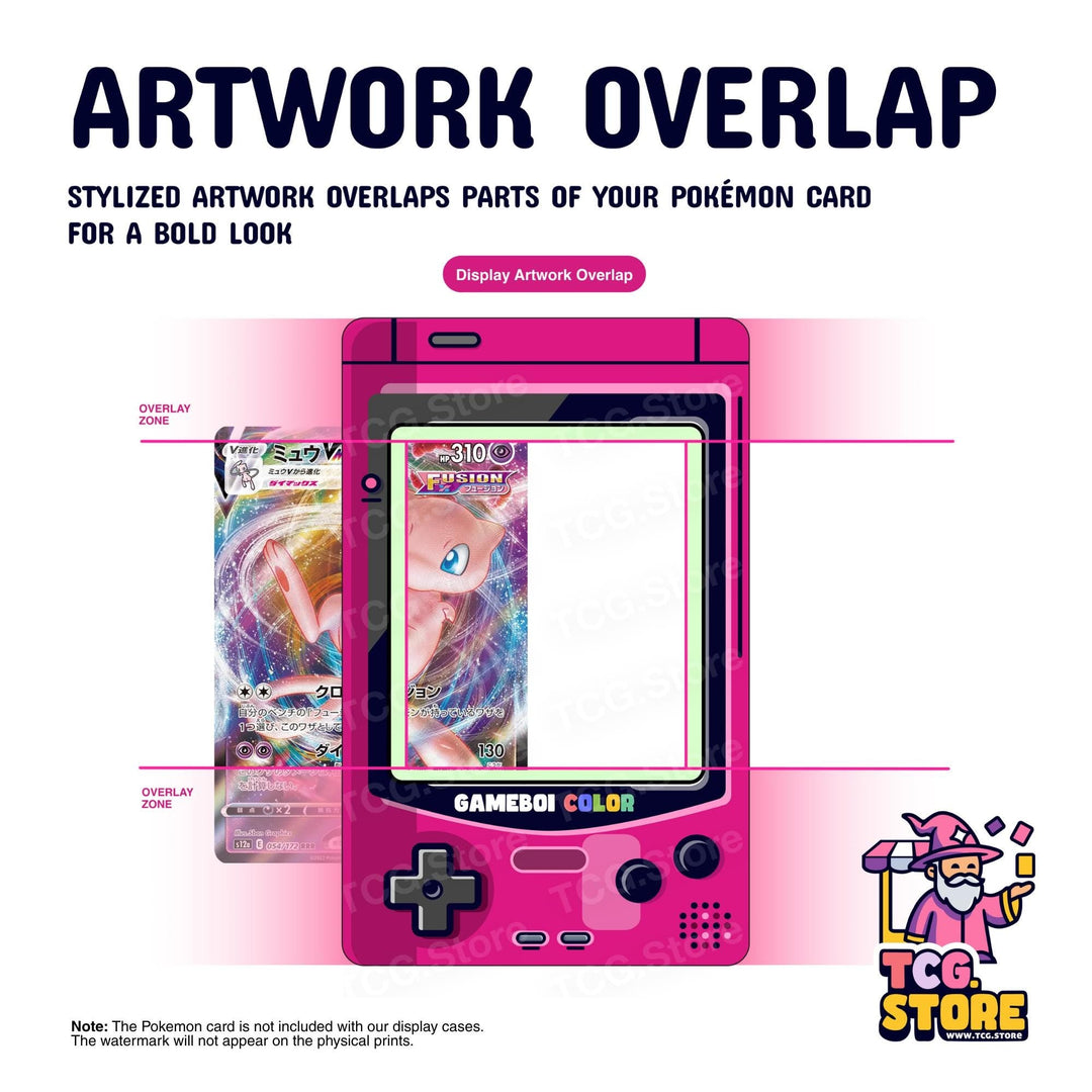 Pink Gameboy Color Pokémon Extended Art Display - TCG.Store - TCGDotStore
