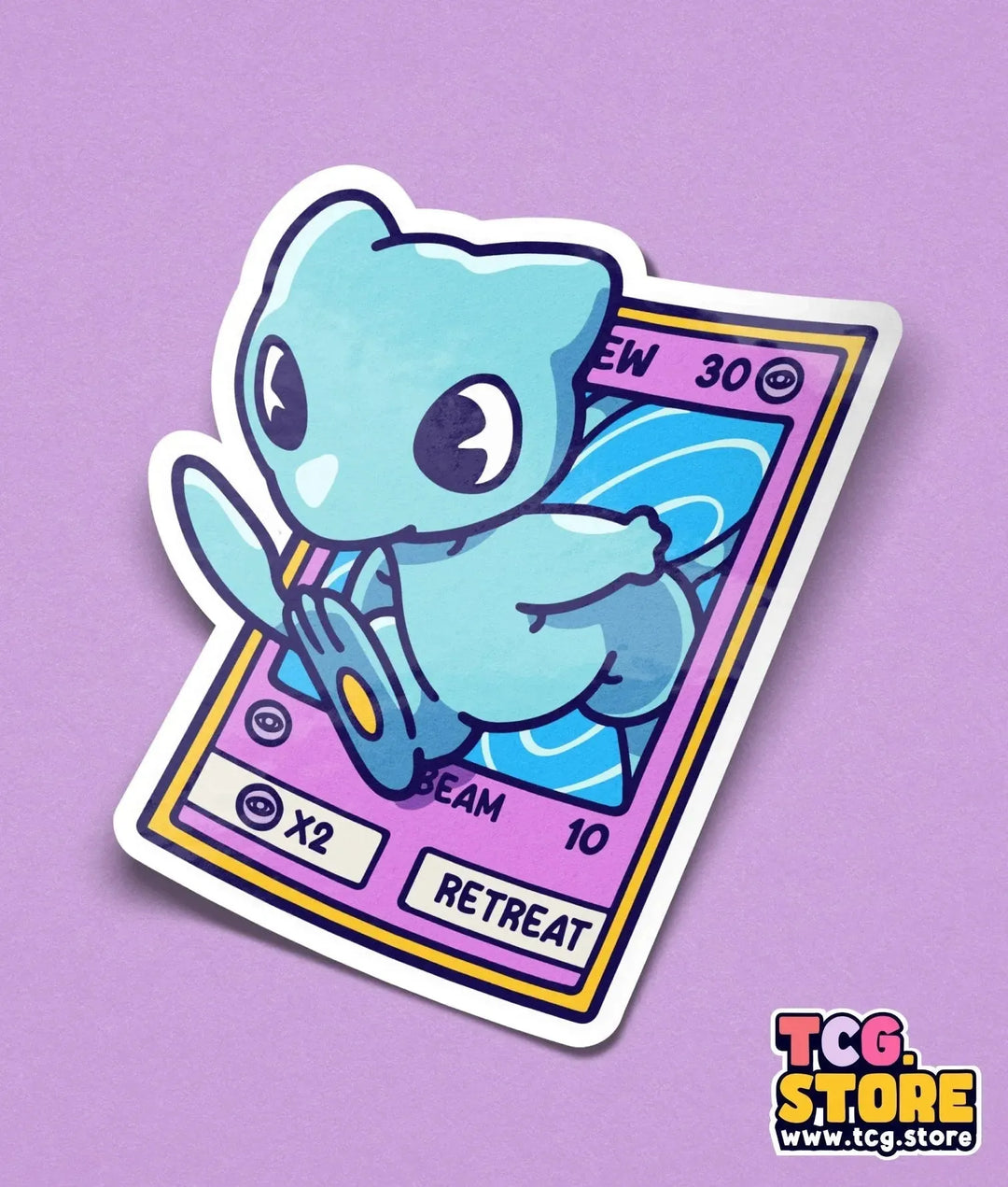 Pokemon Shining Mew Sticker - TCG.Store