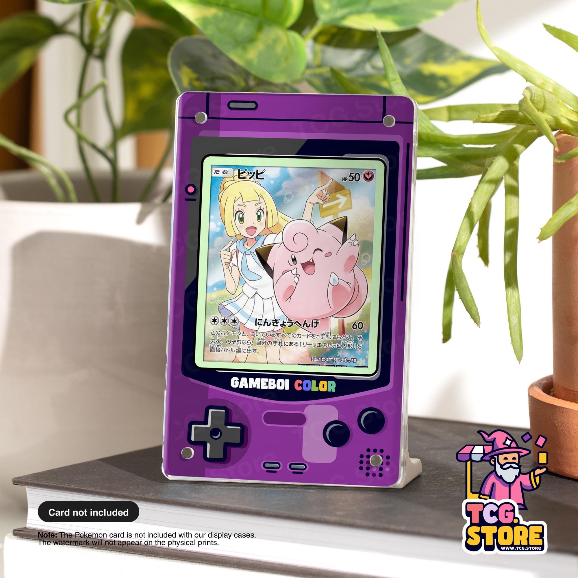 Purple Gameboy Color Pokémon Extended Art Display - TCG.Store - TCGDotStore