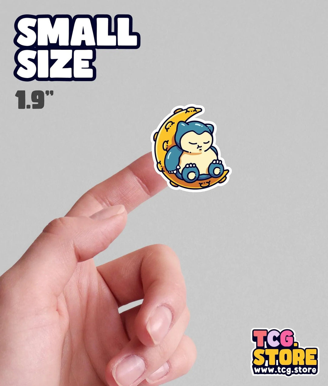 Snorlax Pokemon Sticker: On the Moon - TCG.Store - TCGDotStore