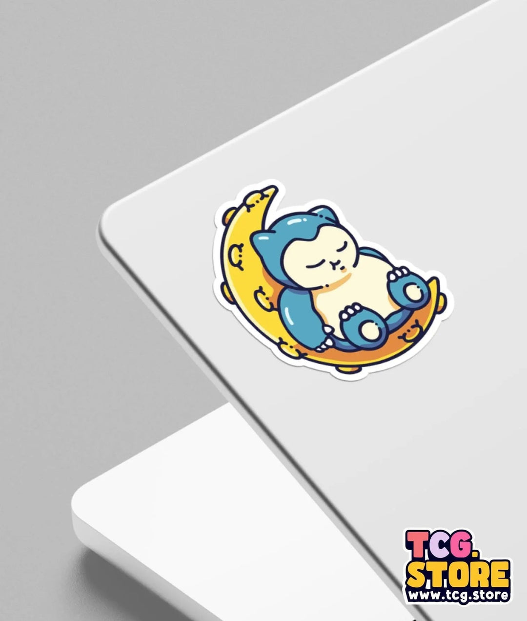 Snorlax Pokemon Sticker: On the Moon - TCG.Store - TCGDotStore