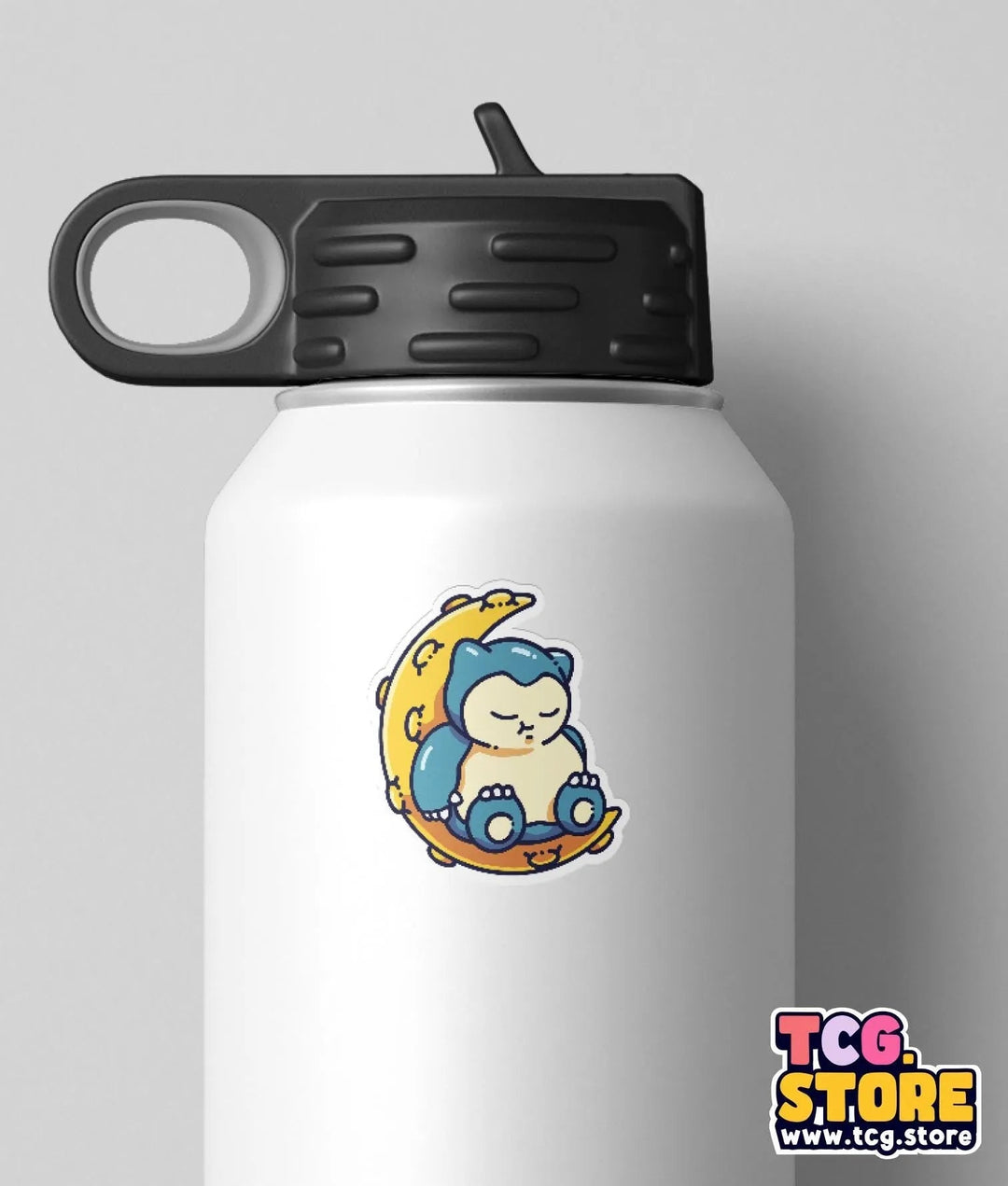 Snorlax Pokemon Sticker: On the Moon - TCG.Store - TCGDotStore