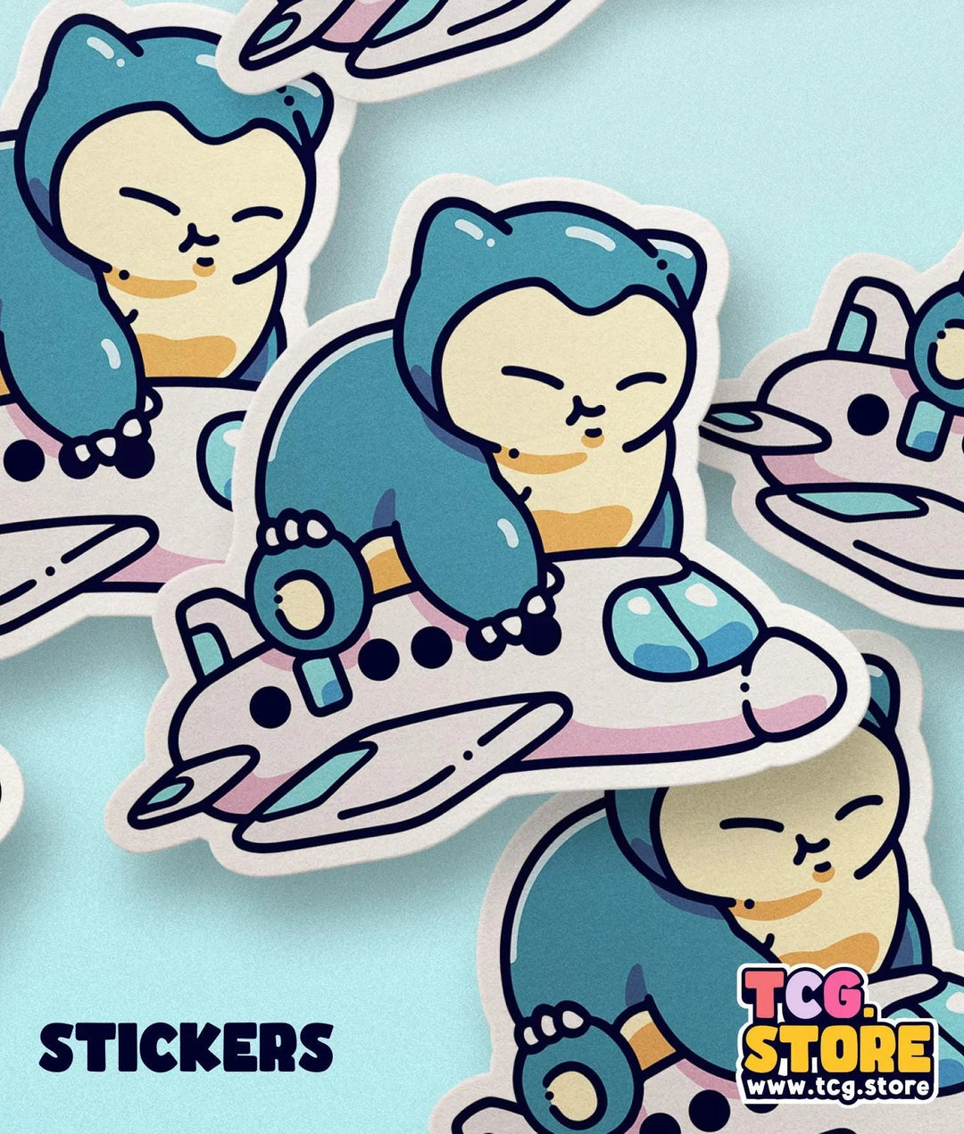 Snorlax Pokemon Sticker: Travel - TCG.Store - TCGDotStore