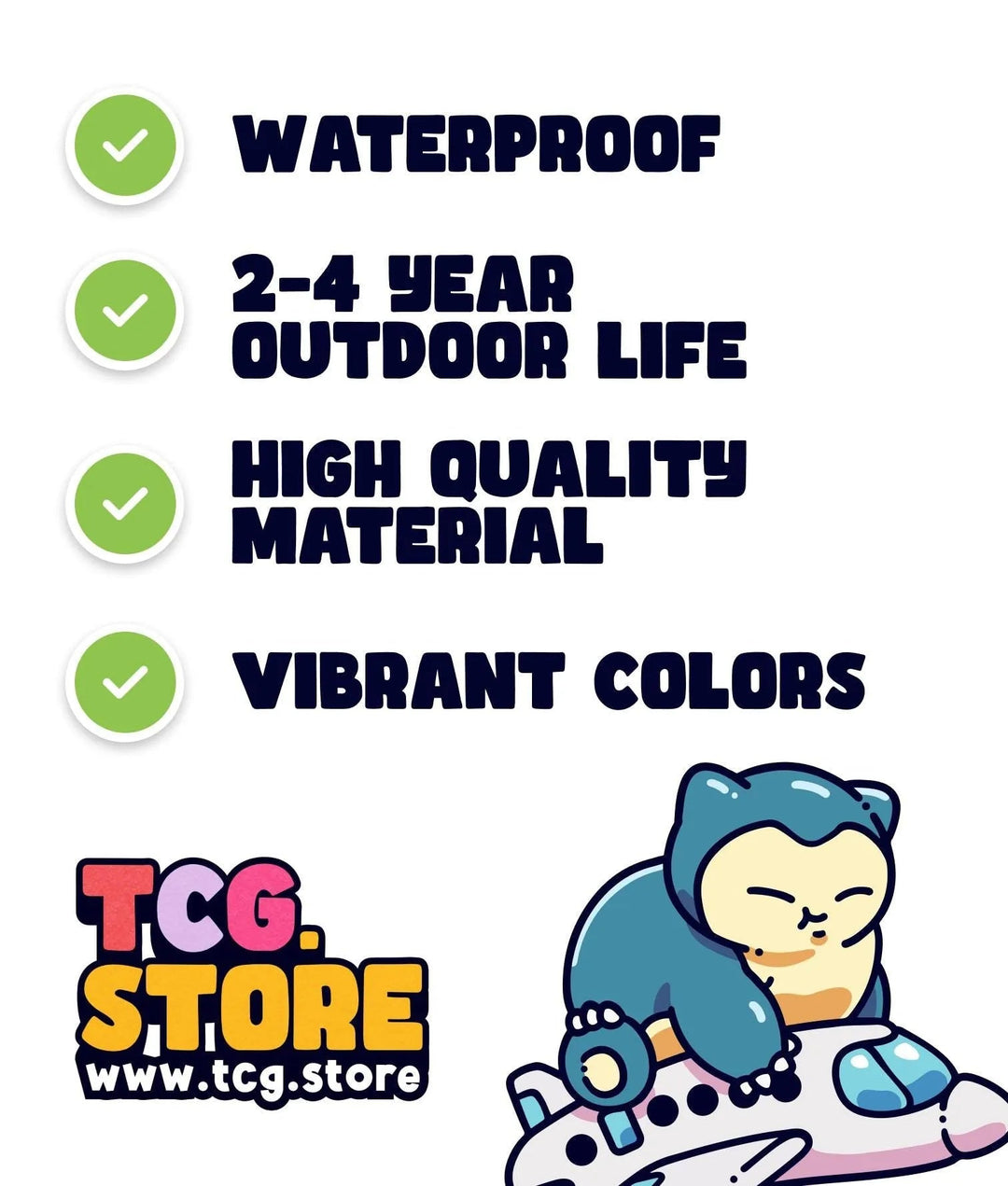 Snorlax Pokemon Sticker: Travel - TCG.Store - TCGDotStore