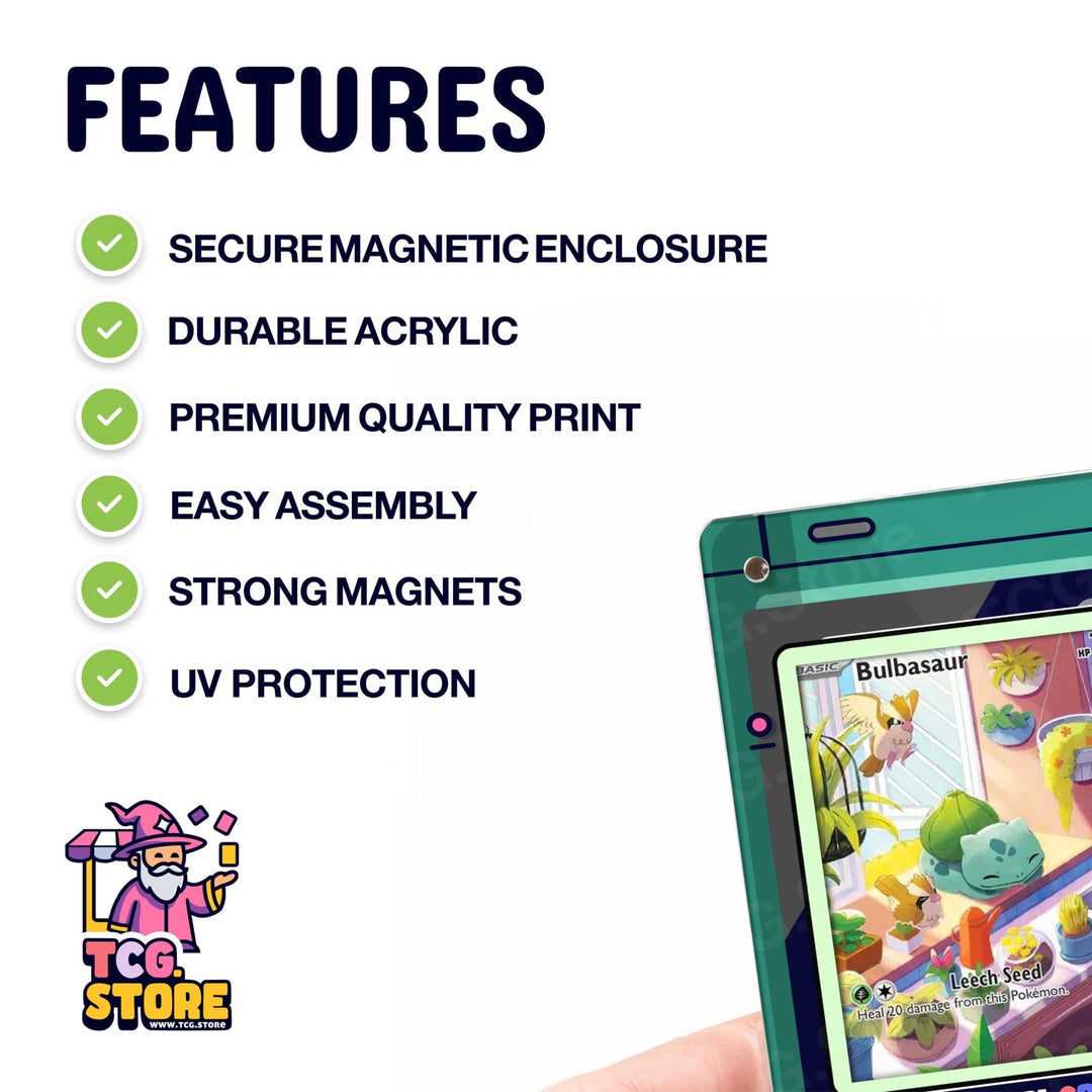 Teal Gameboy Color Pokémon Extended Art Display - TCG.Store - TCGDotStore