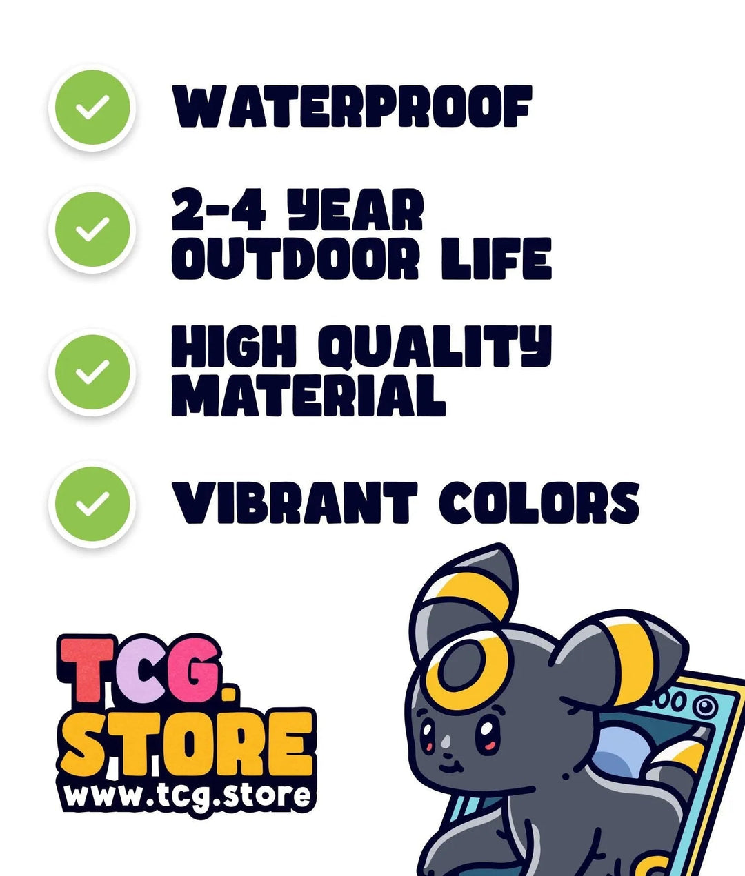 Umbreon Pokemon Sticker - TCG.Store - TCGDotStore